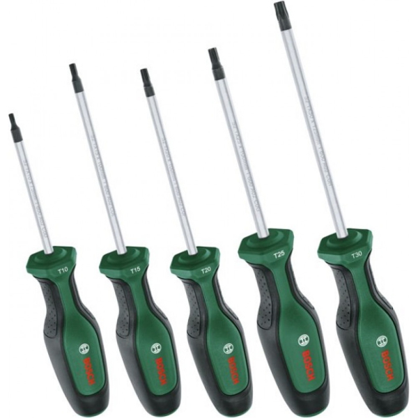 Набор отверток Bosch Torx, 5 шт