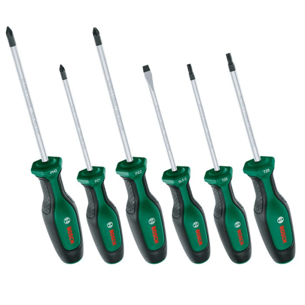 Набір викруток Bosch SL/PH/PZ, 6 шт