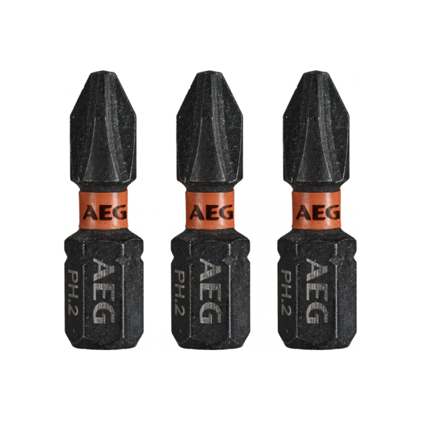 Бита ударная AEG РН2x25мм, 3 шт