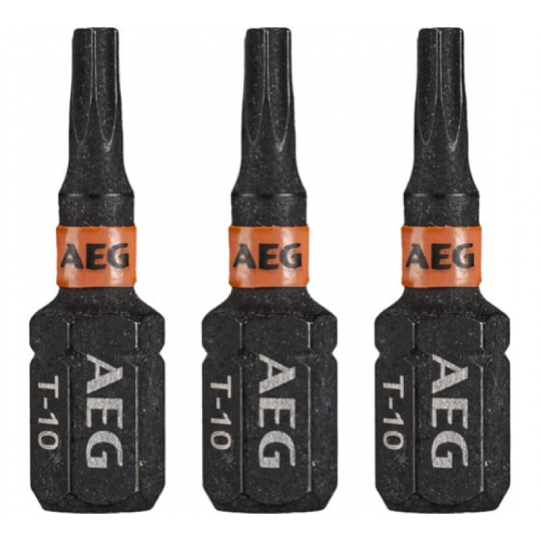 Бита ударная AEG TX10x25мм, 3 шт