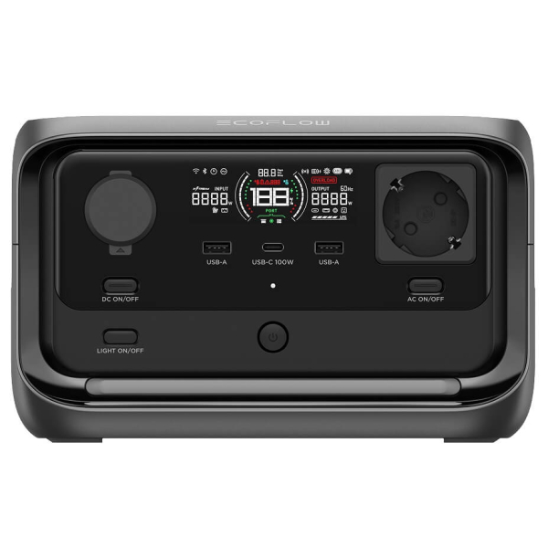 Зарядна станція EcoFlow RIVER 3 Plus, 286 Вт/год, 600 Вт