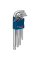 Набор шестигранных ключей Bosch Professional, 9 шт