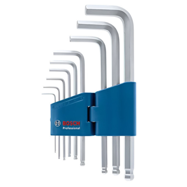 Набор шестигранных ключей Bosch Professional, 9 шт