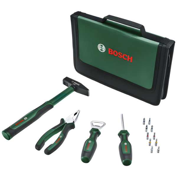 Набор ручных инструментов Bosch «Легкий старт» 14 шт в сумке