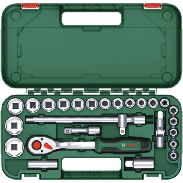 Набір тріскачок Bosch 1/2", 25 шт