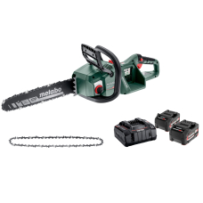Аккумуляторная цепная пила Metabo MS 36-18 LTX BL 40, 2x18V 5.2Ah, ASC 145, цепь Oregon, масло