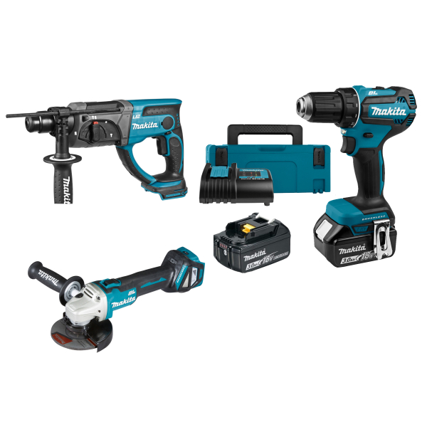 Набор аккумуляторных инструментов Makita SET-DGA511Z-0725