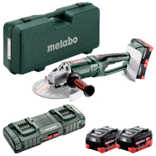 Акумуляторна кутова шліфувальна машина Metabo WPB 36-18 LTX BL 24-230 Quick, LiHD 4x8.0 Ah, ASC 145 Duo, кейс