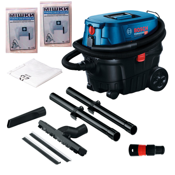 Пылесос Bosch GAS 12-25 PL с пылесборным мешком