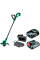 Акумуляторний тример Bosch EasyGrassCut 18V-230, 1×18 V 2.0 Ah, 1×PBA 18 V 2.5 Ah W-B, з/п AL 1810 CV