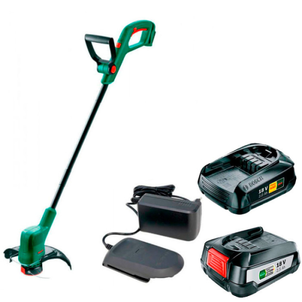 Аккумуляторный триммер Bosch EasyGrassCut 18V-230, 1×18 V 2.0 Ah, 1×PBA 18 V 2.5 Ah W-B, з/у AL 1810 CV