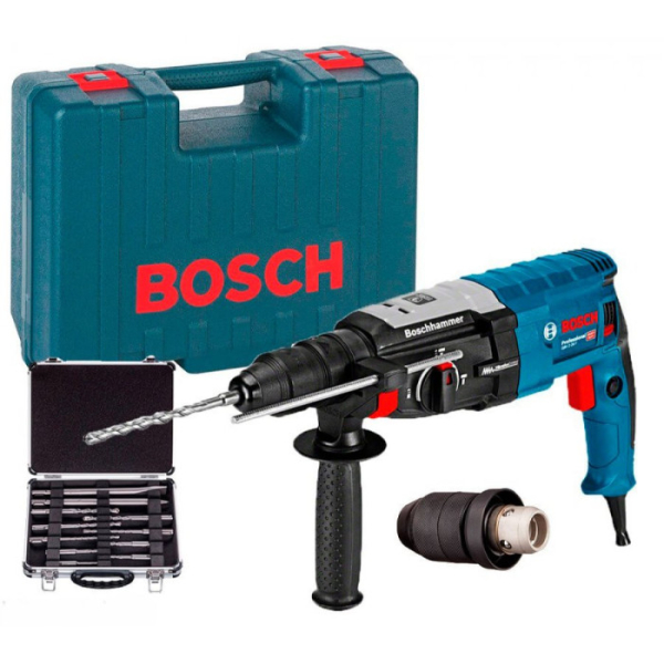 Перфоратор Bosch GBH 2-28 F Professional, кейс, набір SDS-plus Mixed Set