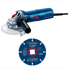 Угловая шлифмашина Bosch GWS 9-125 S с диском X-LOCK Carbide Multiwheel