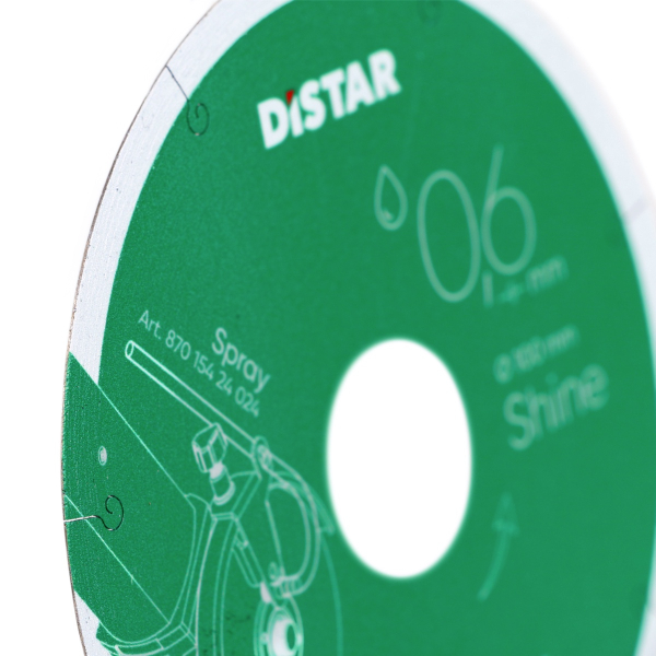 Круг алмазний вiдрiзний Distar 1A1R 101.6x0.6x22.23 Shine