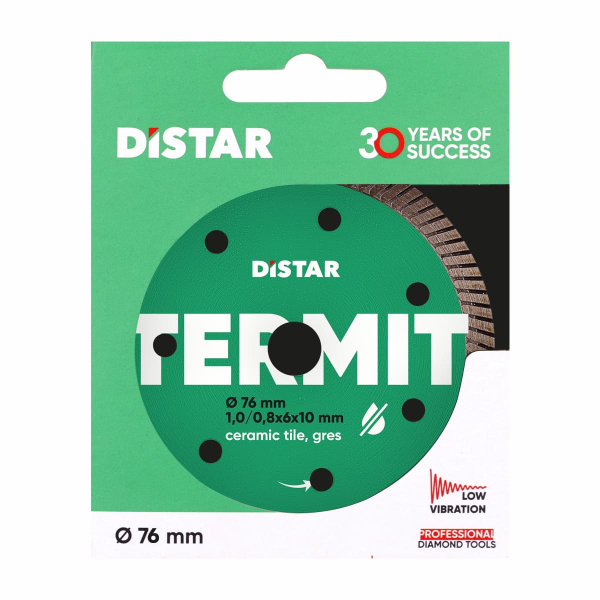 Алмазний диск для керамограніту Distar Termit 76x1.0x10 мм