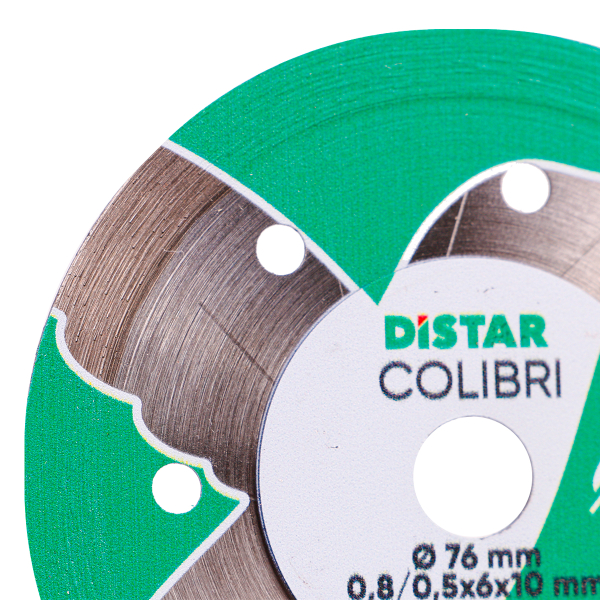 Алмазный диск для керамики Distar Colibri 76x0.8x10 мм