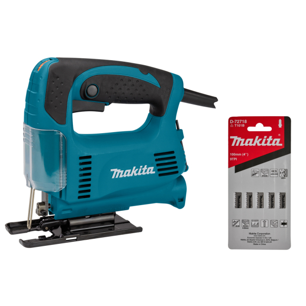 Лобзик Makita 4327 с набором пильных полотен T101B