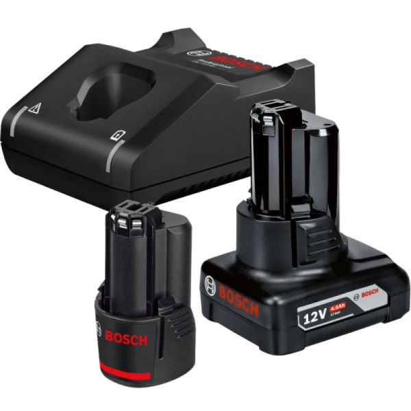 Акумулятори Bosch GBA 12V 2.0 Ah та GBA 12V 4.0 Ah із з/п GAL 12V-40