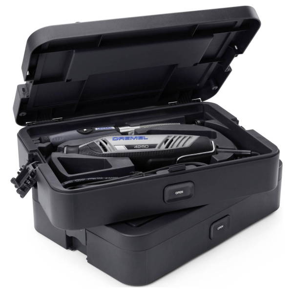 Многофункциональный инструмент Dremel 4250 Platinum+, 6 насадок, 128 аксессуаров