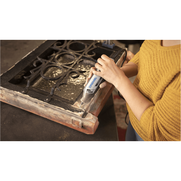 Многофункциональный инструмент Dremel 4250 Platinum+, 6 насадок, 128 аксессуаров
