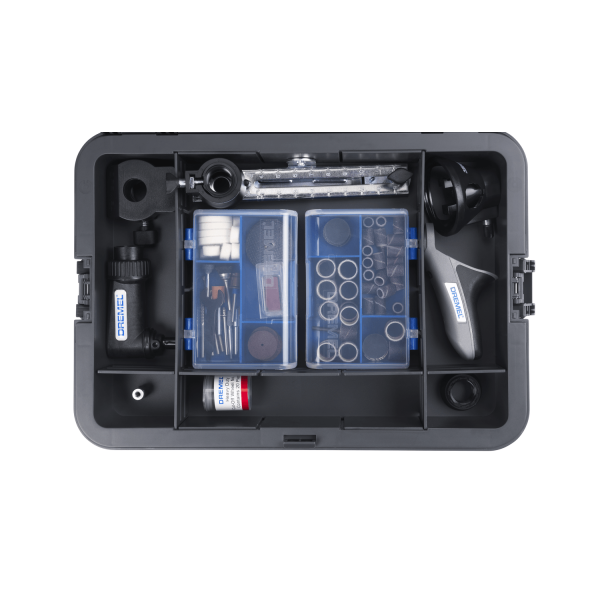 Многофункциональный инструмент Dremel 4250 Platinum+, 6 насадок, 128 аксессуаров