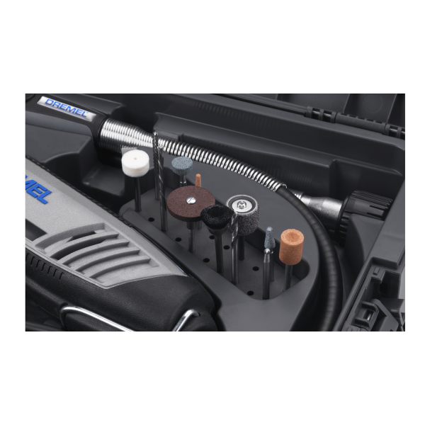 Многофункциональный инструмент Dremel 4250 Platinum+, 6 насадок, 128 аксессуаров