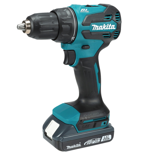 Аккумуляторный шуруповерт Makita DDF490WV, LXT Basic, 1x2.0 Ah, DCB18WA, кейс