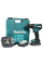 Аккумуляторный ударный шуруповерт Makita DHP490WVE, 2x18V 2Ah, з/у DCB18WA, кейс