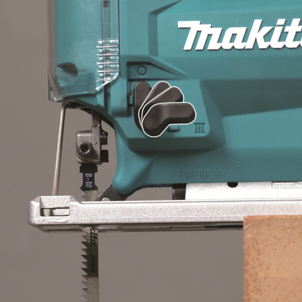 Акумуляторний лобзик Makita DJV186WVE, 2x2.0Ah, з/п DCB18WA, кейс