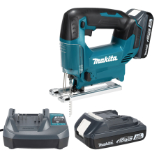 Аккумуляторный лобзик Makita DJV186WVE, 2x2.0Ah, з/у DCB18WA, кейс
