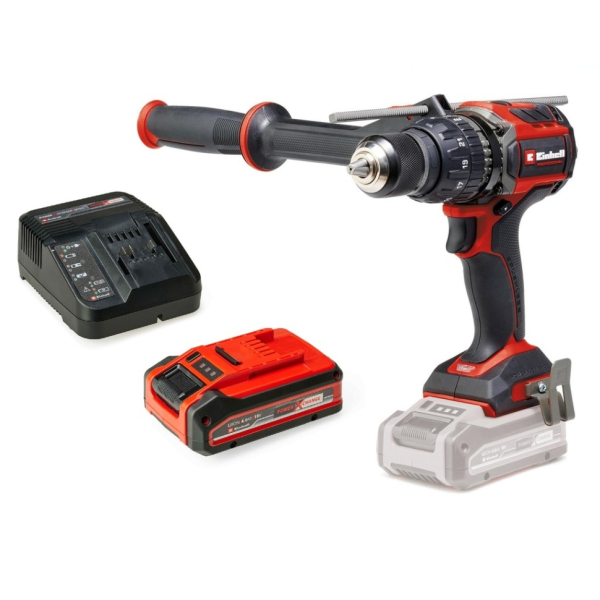Аккумуляторная ударная дрель-шуруповерт Einhell Professional TP-CD 18/120 Li-i BL, 18V 1x4.0 Ah, з/у