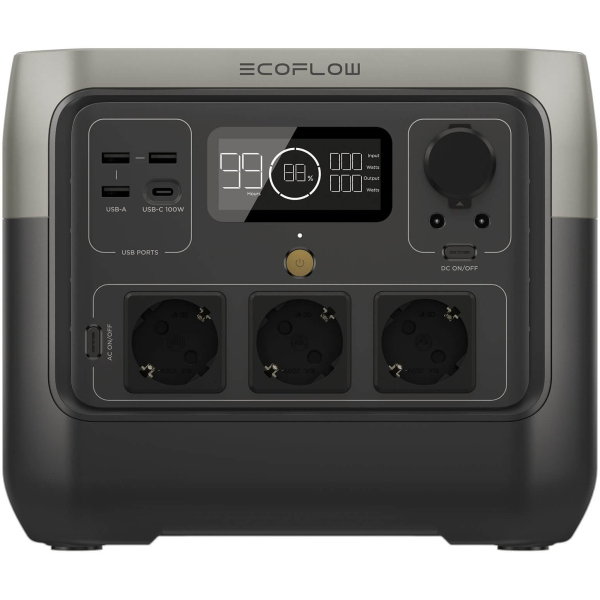 Зарядная станция EcoFlow RIVER 2 Pro, 768 Вт/час, 800 Вт