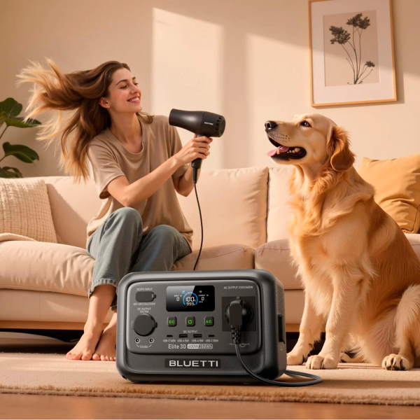 Зарядная станция Bluetti Elite 30 V2, 600 Вт, 288 Вт/ч