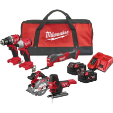Набор аккумуляторных инструментов Milwaukee M18 BLCPP5A-502B, 2x5.0 Ah, п/п, сумка