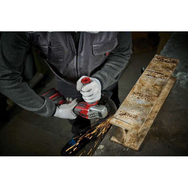 Акумуляторна кутова шліфмашина Einhell TP-AG 18/125 CE Q Li Kit, 1x4.0 Ah Plus, з/п