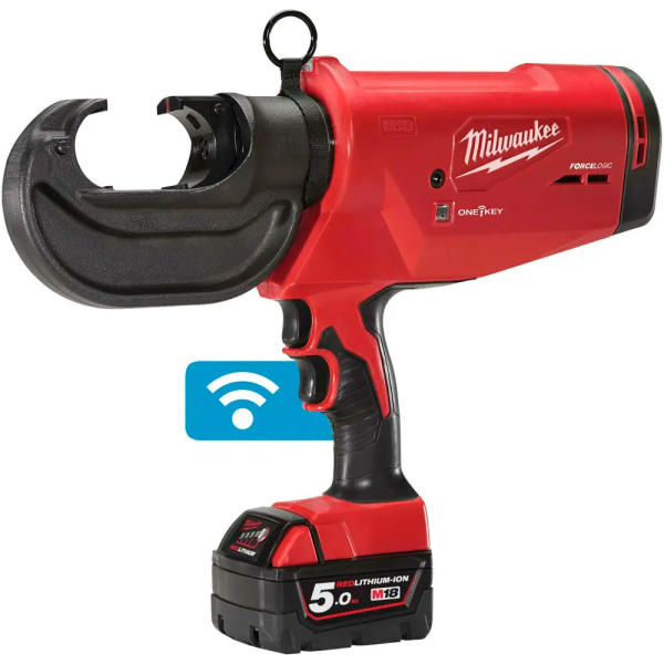 Акумуляторний обтискний інструмент Milwaukee M18 HCCT109/42-522C, 1x2.0Ah, 1x5.0Ah, з/п M12-M18 FC, кейс