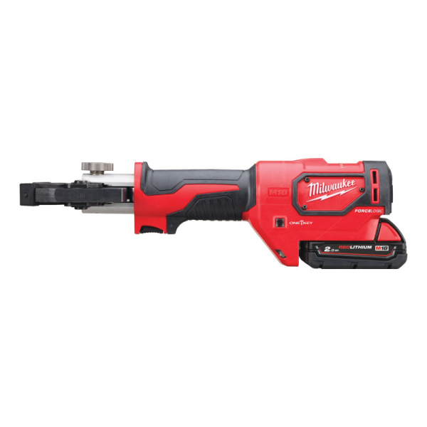 Аккумуляторный обжимной инструмент Milwaukee M18 HCCT-201CFORCE LOGIC 53 кН, 1x2.0Ah, з/у M12-M18 FC, кейс