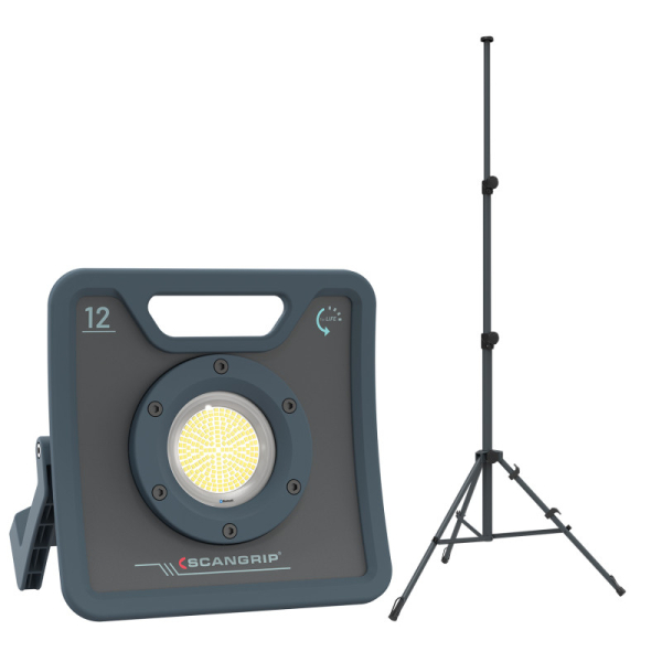 Светодиодный прожектор Scangrip Nova 12 со штативом TRIPOD 3M for Life