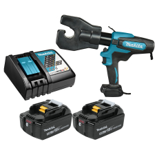 Акумуляторний обжимний прес кабелю Makita DTC303ZK, 2x5.0Ah, з/п DC18RC, в кейсі