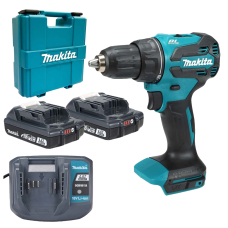 Аккумуляторный шуруповерт Makita DDF490WVE, LXT Basic, 2x2.0 Ah, DCB18WA, кейс