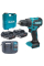 Аккумуляторный шуруповерт Makita DDF490WVE, LXT Basic, 2x2.0 Ah, DCB18WA, кейс