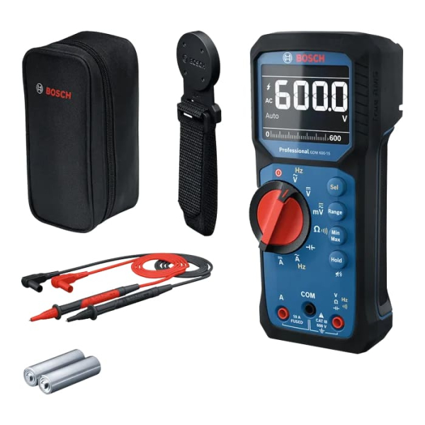 Цифровой мультиметр Bosch GDM 600-15 Professional с магнитным подвесом MH 1