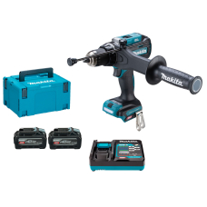 Акумуляторний ударний дриль-шуруповерт Makita XGT 40 V MAX HP003GU201, 2x4.0Ah, з/п, в кейсі