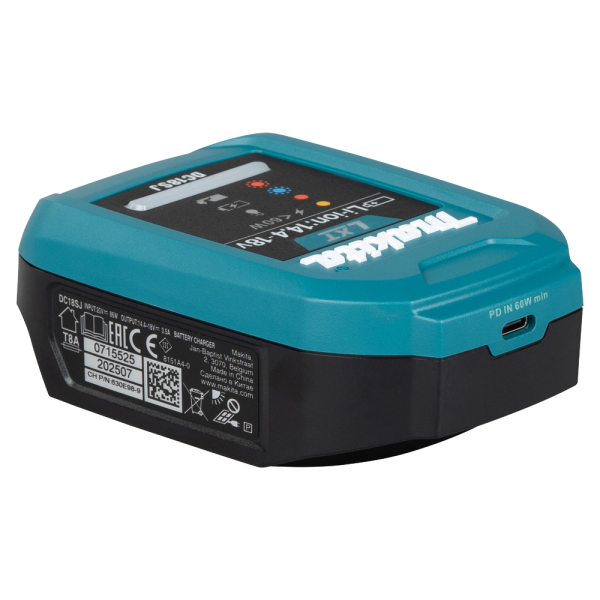 Зарядное устройство для аккумулятора Makita LXT USB-PD TYPE-C DC18SJ