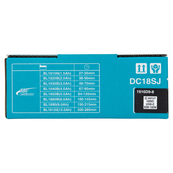 Зарядное устройство для аккумулятора Makita LXT USB-PD TYPE-C DC18SJ