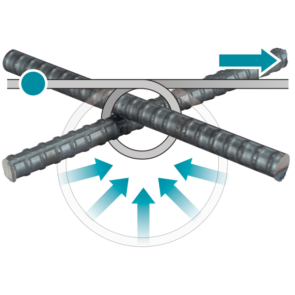 Аккумуляторный пистолет для вязания арматуры Makita XGT 40 V MAX TR001GZ, каркас