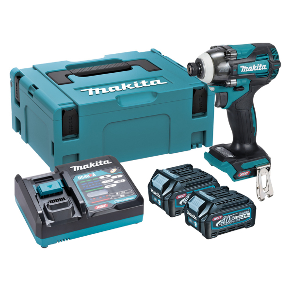 Аккумуляторный винтоверт Makita TD004GD201, 2x2.5 Ah, DC40RA, кейс Makpac 2
