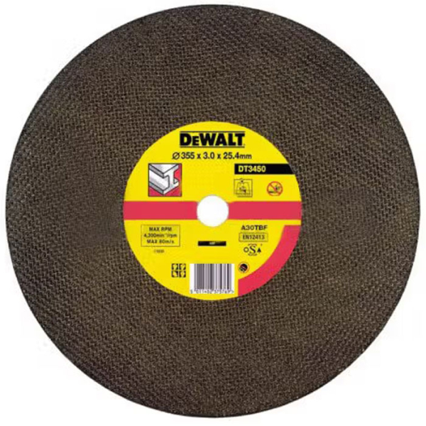 Отрезной круг DeWALT DT3450-QZ по металлу, 355x3.0x25.4 мм