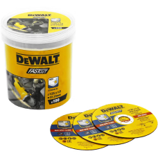Набор отрезных кругов DeWALT FASTCUT DT20540, нержавеющая сталь, 125x1.0x22.23 мм, 100 шт