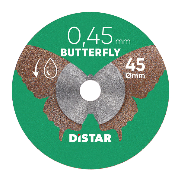 Алмазний вiдрiзний диск Distar Butterfly 45x5.8x0.45 мм